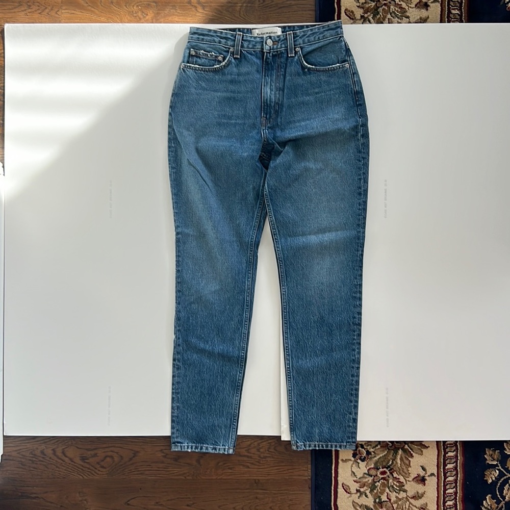 Reformation High Rise Cigarette Jeans size 29
